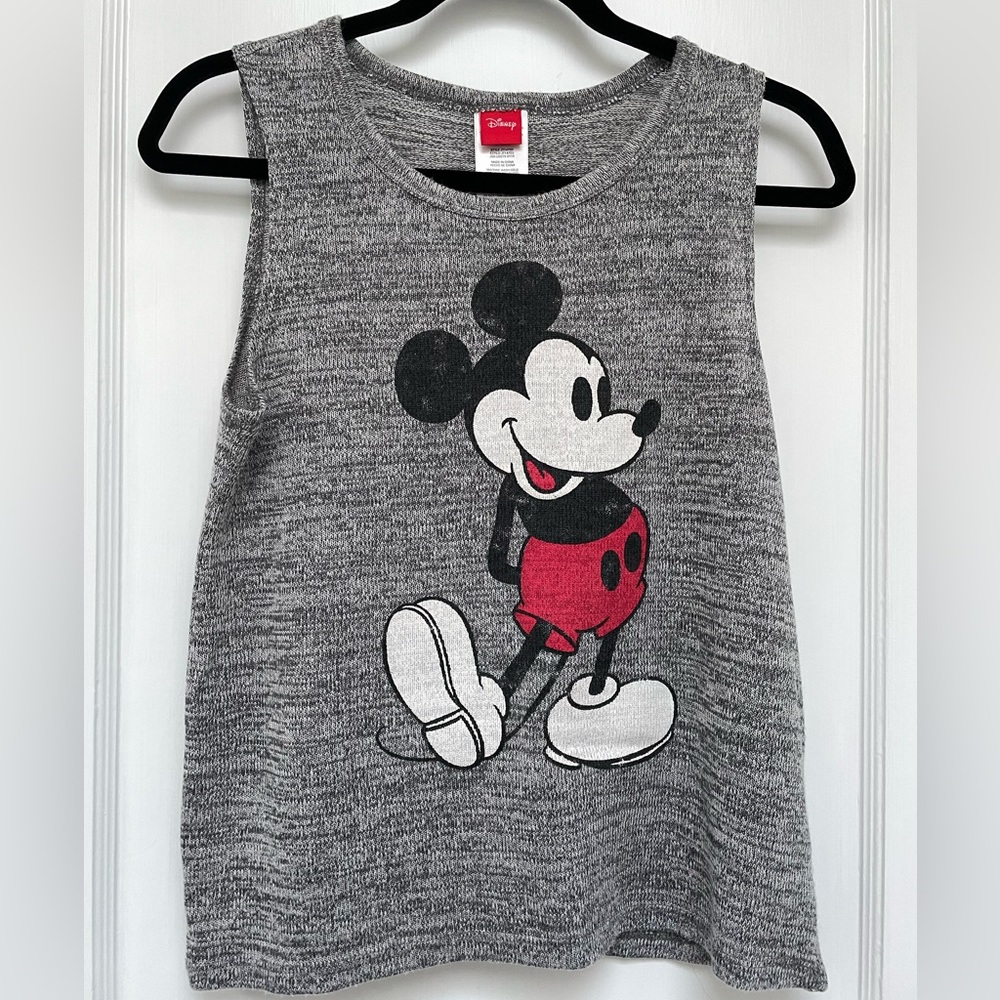 Mickey Mouse Grey Tank Top